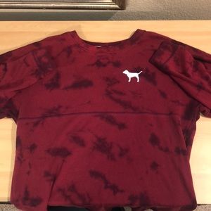 PINK maroon tie dye pullovers Size medium